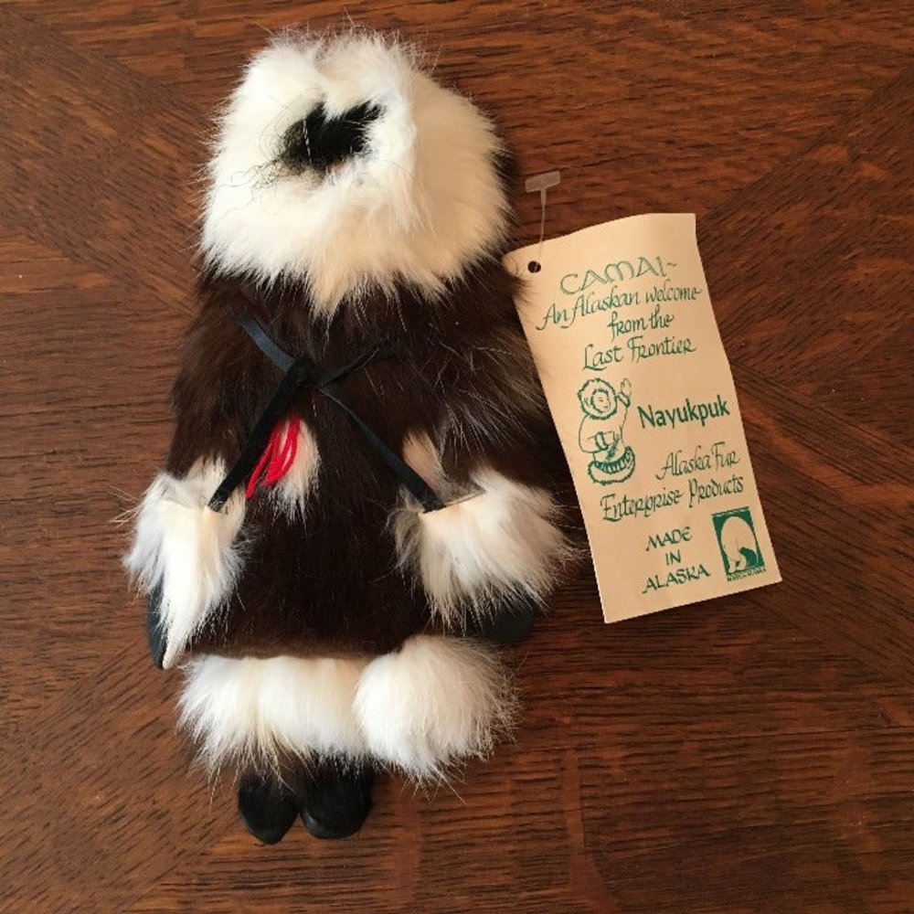 Nayukpuk Alaska Fur Eskimo Doll 9''